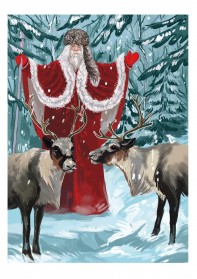 Карелия: Новый год у Талвиукко